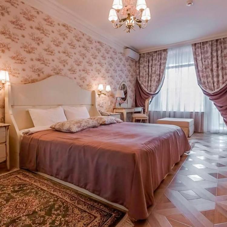 Спальня 2 местных 3 комнатных Апартаментов Прованс в санатории Джинал. Кисловодск